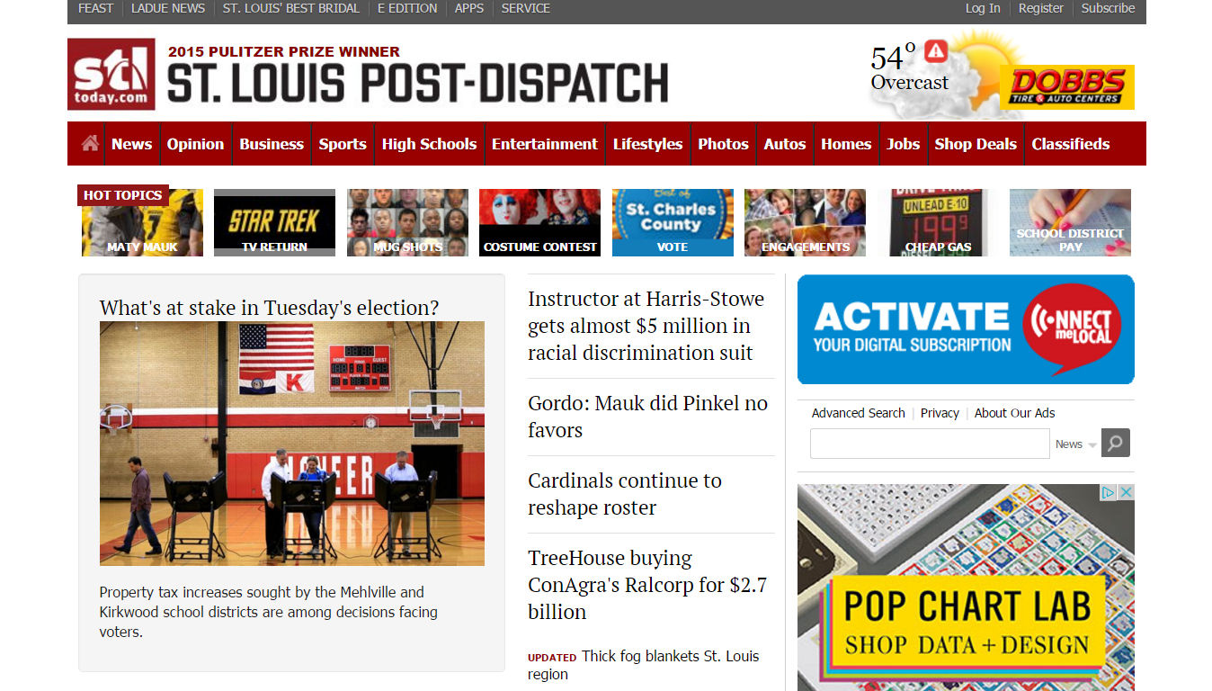 st louis post dispatch election results