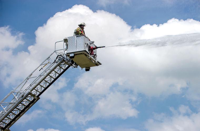 PHOTOS: Old Camp Hill School destroyed by fire