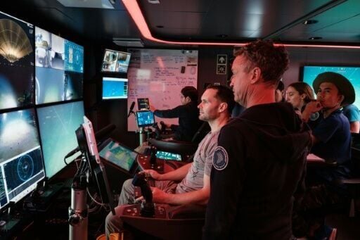 OceanX brought in Hollywood designers to make the ship telegenic, with a futuristic "mission control" and customisable lighting for optimal filming conditions