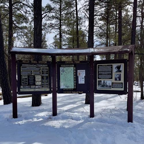 A 2024 Polaris Fund for Outdoor Recreation grant helped fund new kiosk panels for the Kelly Motorized Trail System on the Coconino National Forest. The NFF worked with Tread Lightly! to produce kiosk panels for five trailheads.
