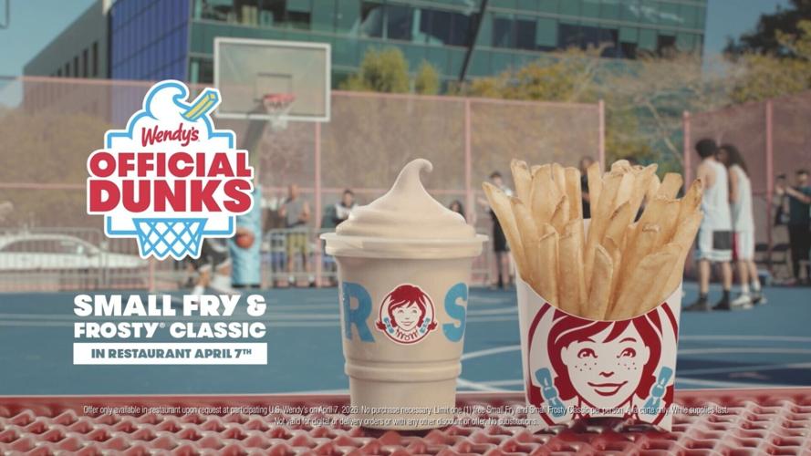 Wendy’s is giving away free Fries and Frosty on Tuesday, April 7 thanks to one iconic slam dunk.