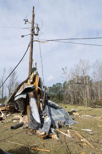 PHOTOS: Tornado damage and cleanup in Tallapoosa County