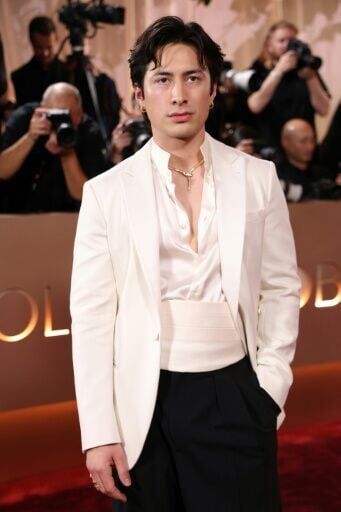 Canadian actor Hudson Williams attends the 83rd annual Golden Globe Awards