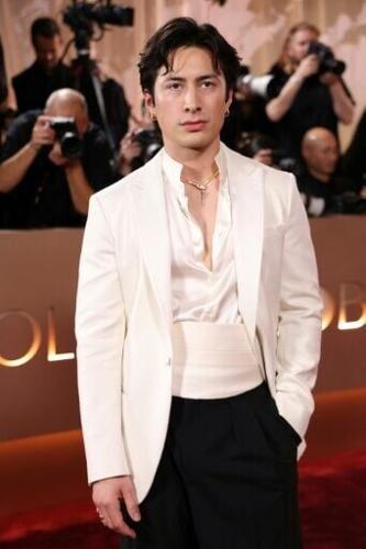 Canadian actor Hudson Williams attends the 83rd annual Golden Globe Awards