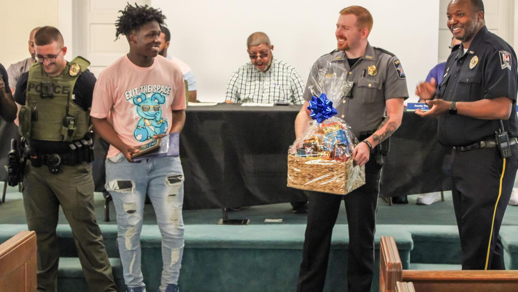 KJ Eason recognized at Camp Hill council