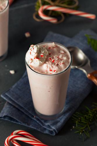 Candy Cane Peppermint Milkshake