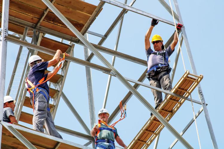New fire tower complete, not climbing ready