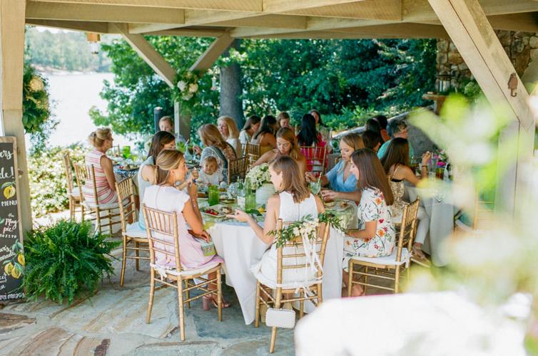 A Garden Party at Lamberth's Lakeside Gazebo