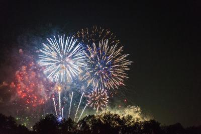 Fireworks at Battersea Park