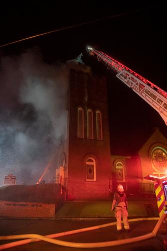 PHOTOS: Fire at First United Methodist Church