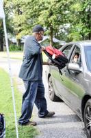 GAP Fellowship gives away 300 backpacks filled with school supplies