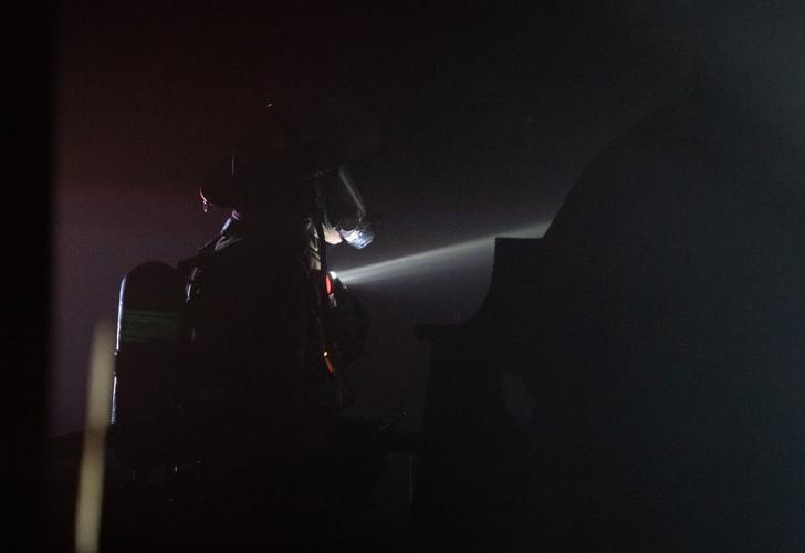 Photos: Firefighters battle blaze at McGhee Furniture Warehouse