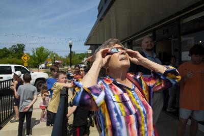 LIGHTS OUT — WELL ALMOST: Residents come to the Wetumpka crater center for eclipse