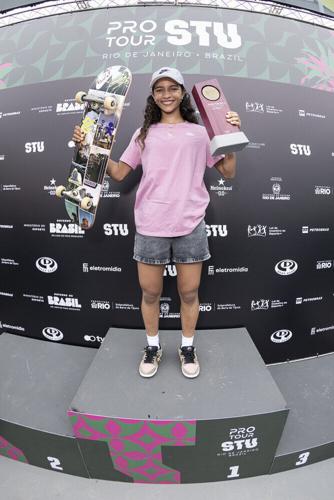 Monster Energy’s Rayssa Leal Takes First Place in Women’s Street Skateboarding at Pro Tour STU Rio De Janeiro Competition