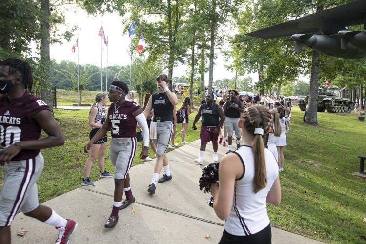 PHOTOS: Ben Russell hosts Huffman in the first game of the season