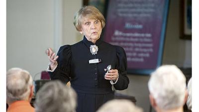 Traveling schoolmarm tells Horizons Unlimited of early schoolhouses