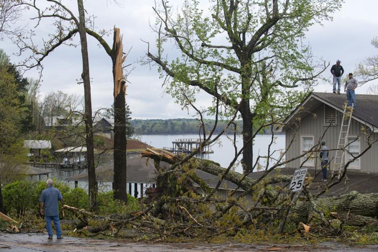 PHOTOS: Storm damage at Castaway Island on Lake Martin