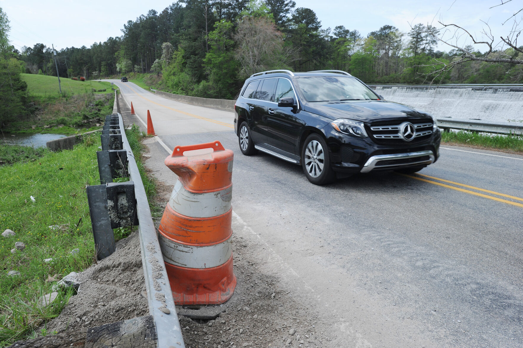 Water line causes issue on Elkahatchee Road