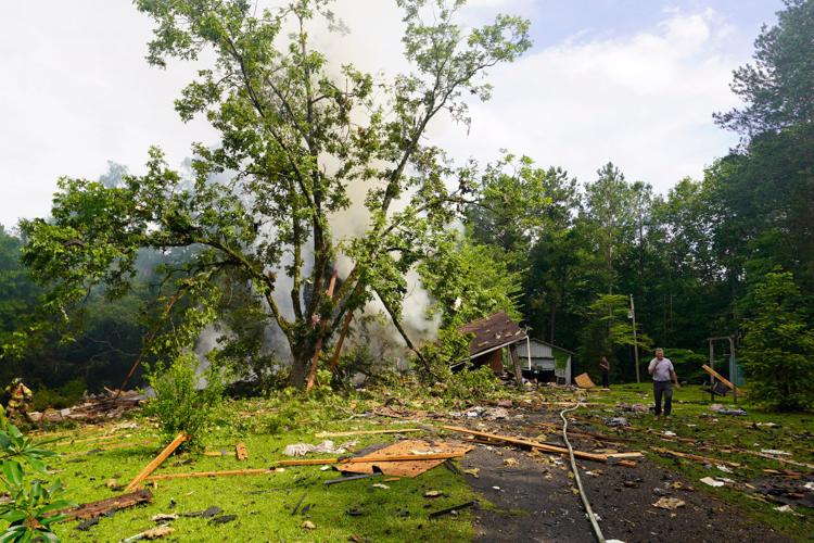 PHOTOS: Home Explodes in Coosa County