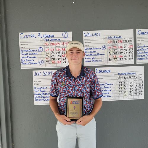 CACC golf scores ACCC Conference Championship