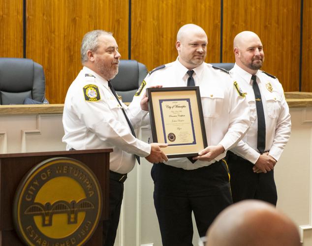 PHOTOS: Wetumpka Police Department promotes three officers
