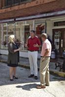 Oliver and Cavanaugh visit Tallassee to tour gas line replacement work site