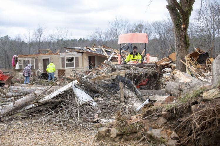 PHOTOS: Cleanup in the Lightwood community after the tornado