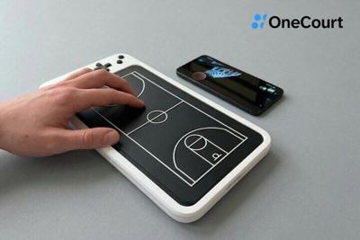 OneCourt brings the game closer to blind and low vision fans through its tactile broadcast and All-Access subscription.

The alt-text for this image for the blind and low vision community should be embedded, it reads: "A hand rests on tablet with the ba...