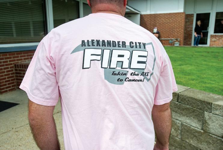 Breast Cancer Awareness: ACFD sports T-shirts to raise funds, bring awareness