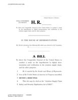 FNF - NC - Aviation Supply Chain Safety and Security Digitization Act