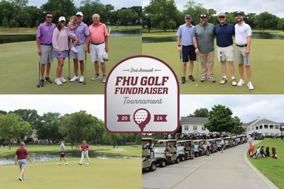 Fourteen sponsors and 21 teams helped make FHU's second annual golf tournament a success, raising more than $18,000 to support the team's 2026-27 season.