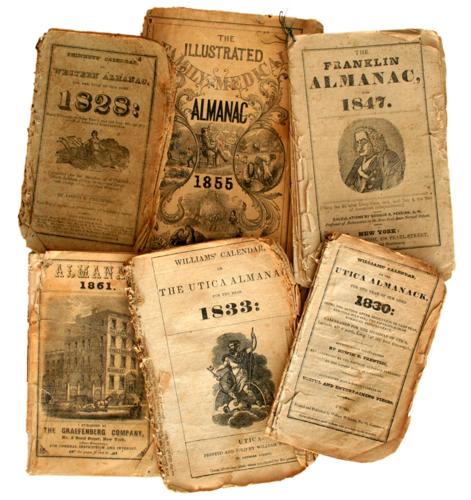 Old Almanacs.