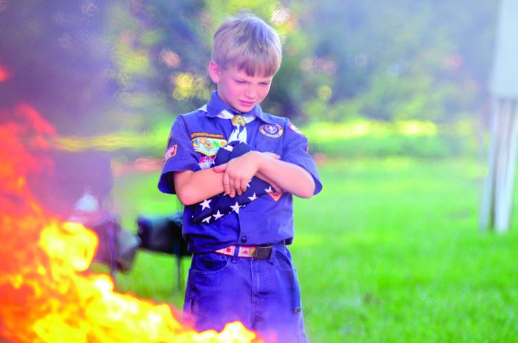 PHOTOS: Local Boy Scouts troop holds Flag Day ceremony at Gold Star ...