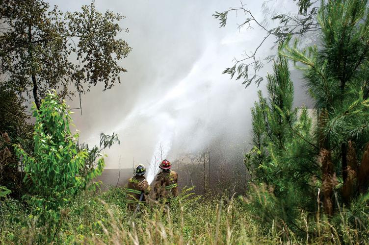 PHOTOS: Old Camp Hill School destroyed by fire