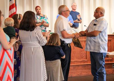 Chief Floyd receives Meritorious Service Recognition