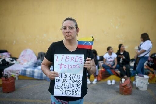Prisoners' relatives camped out waiting for news of their loved ones