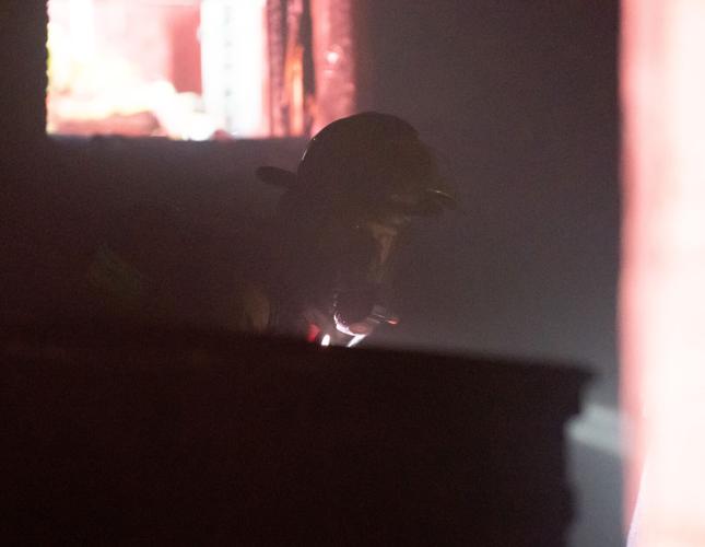 Photos: Firefighters battle blaze at McGhee Furniture Warehouse