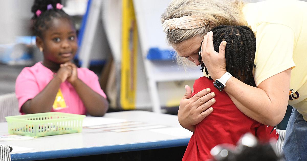‘All the feels' Parents and teachers experience emotional first day of school