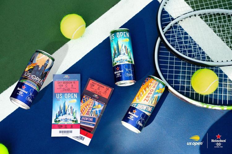 Heineken 0.0 2026 Limited Edition Collectible Cans Available at the US Open
