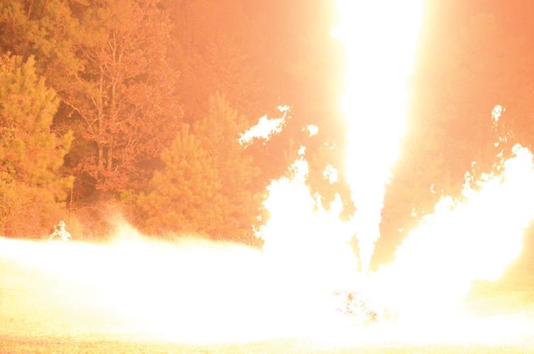Local VFD’s fight propane tank blaze in combined practice session