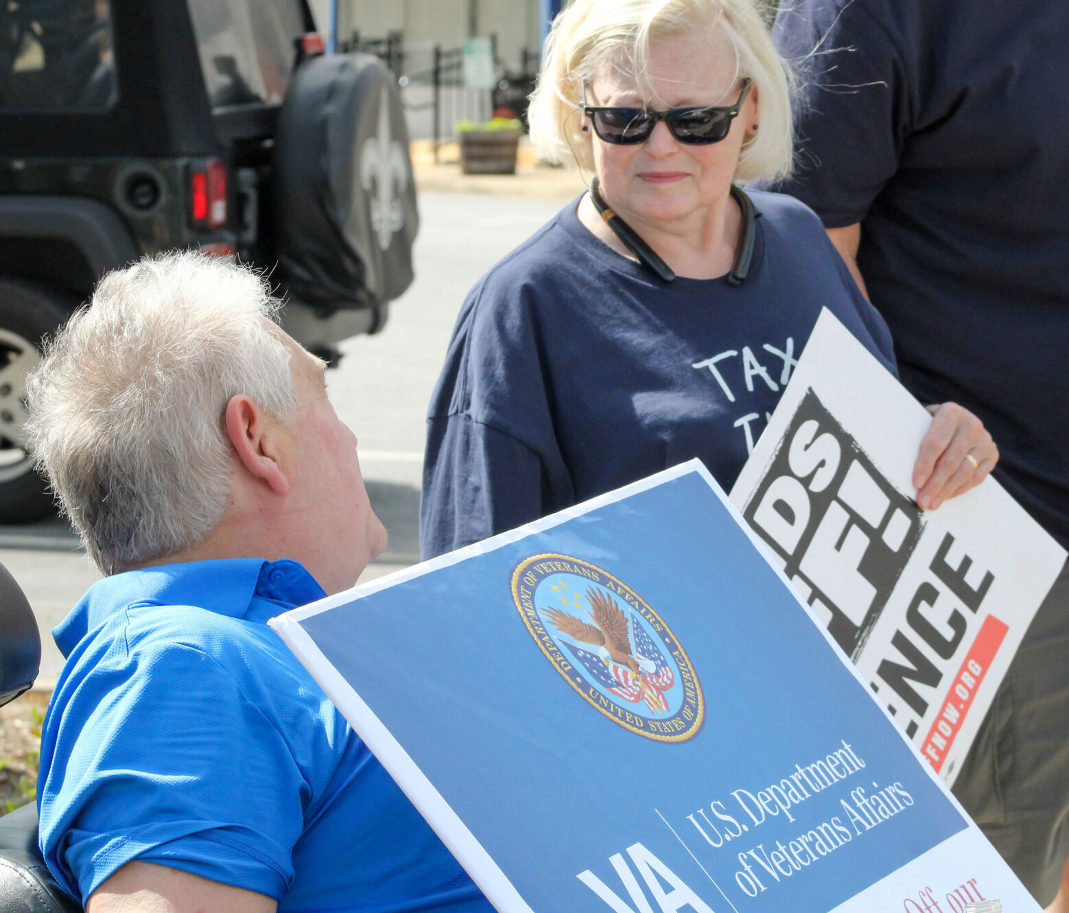 Community members partake in nationwide Hands Off rally