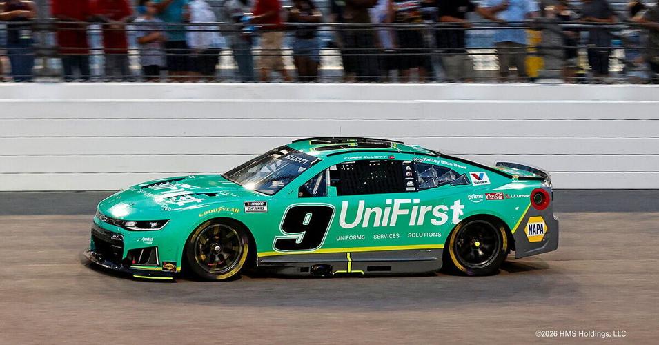 The No. 9 UniFirst Chevy driven by Chase Elliott returns to the track at Charlotte for Chase Race.