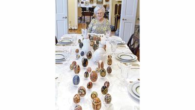 Egg-cellent collection: Alexander City woman enjoys ornate eggs on her Easter table
