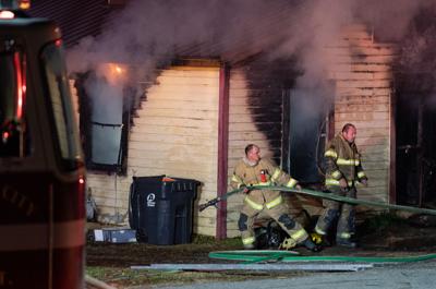 Three injured in house fire on I Street