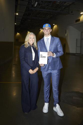 Pacsun hosted an exclusive event on Friday, April 24 inside the Los Angeles Rams locker room at SoFi Stadium.