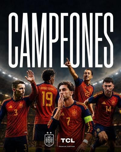 TCL Congratulates Spain's National Football Team on a Historic Championship Victory