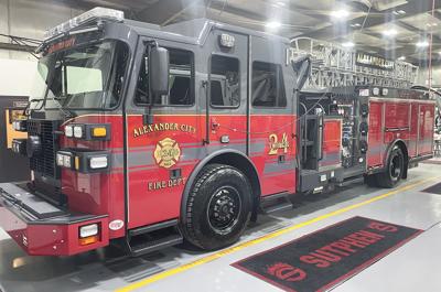 Fire department receives new truck