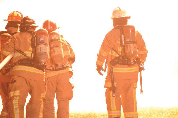 Local VFD’s fight propane tank blaze in combined practice session