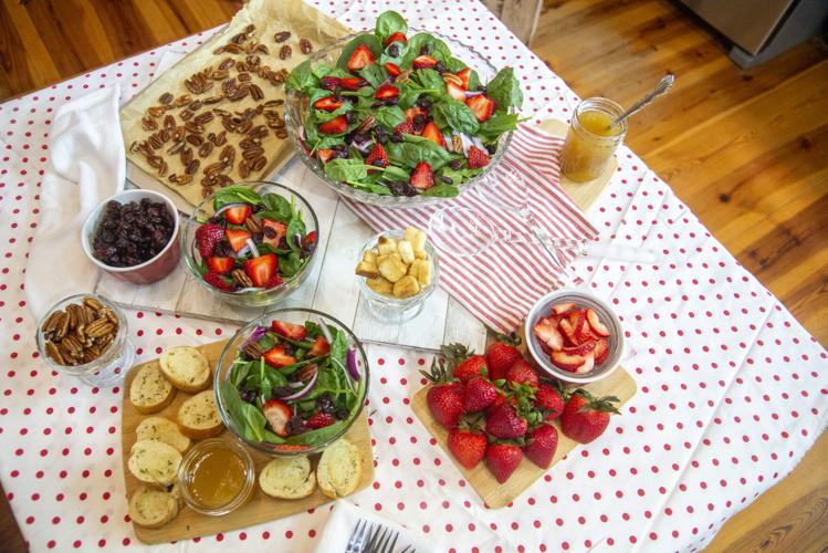Strawberry Spinach Salad