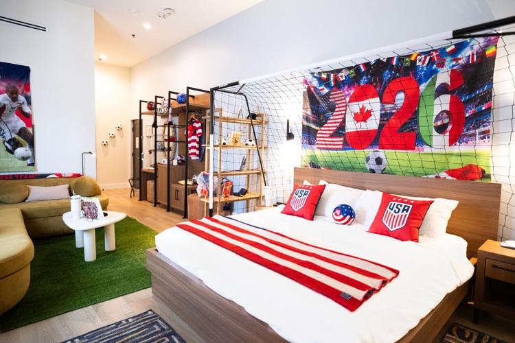 Soccer Legends Suite at The Anthem Los Angeles Stadium District